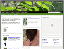 Tablet Screenshot of ficustree.com